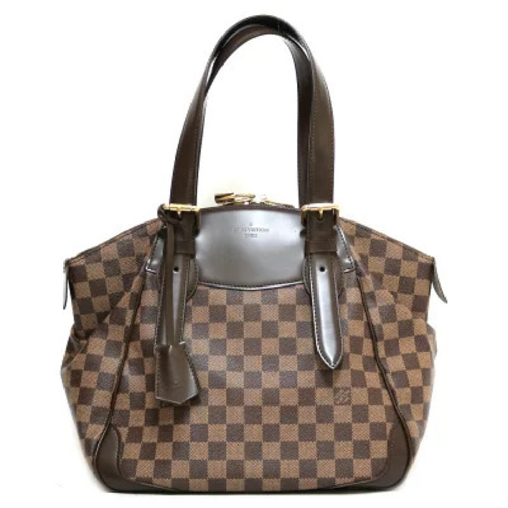 Louis Vuitton Verona Damier Shoulder Bag Brown